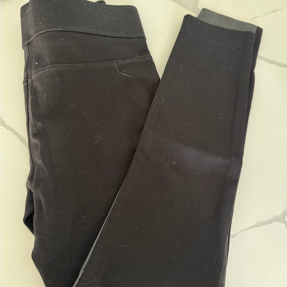 Club Monaco Black Pants - Leather/Leggings